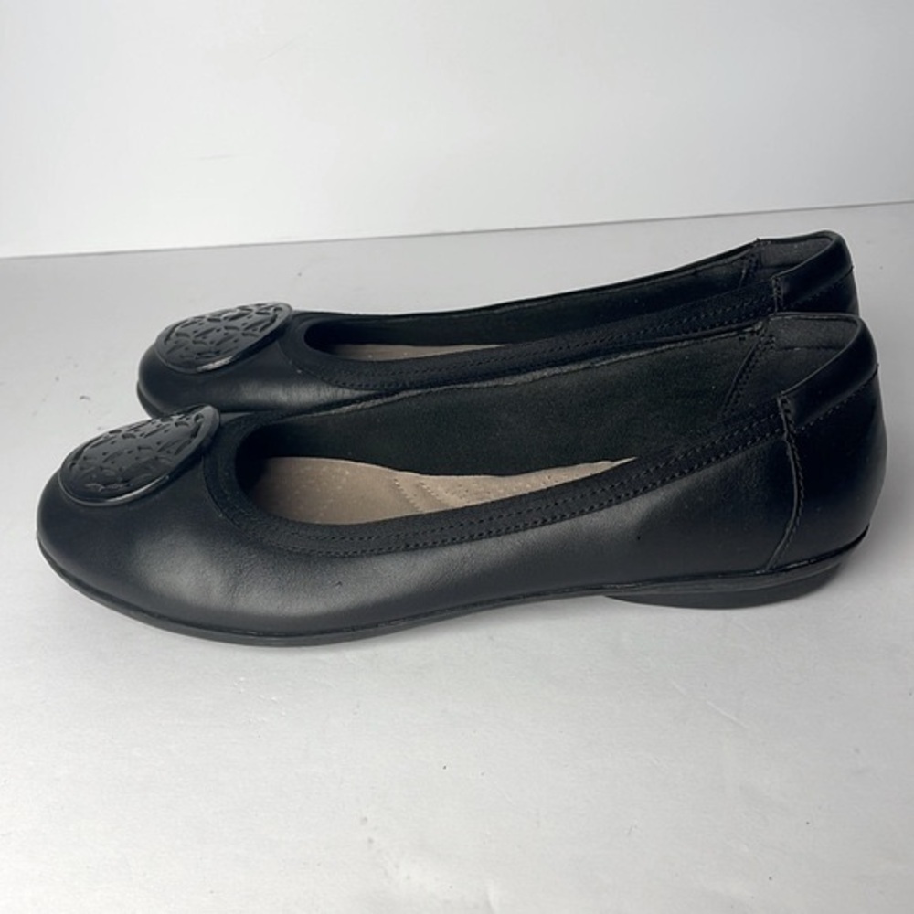 Clarks Collection Cushion Black Flats 6.5 - image 4